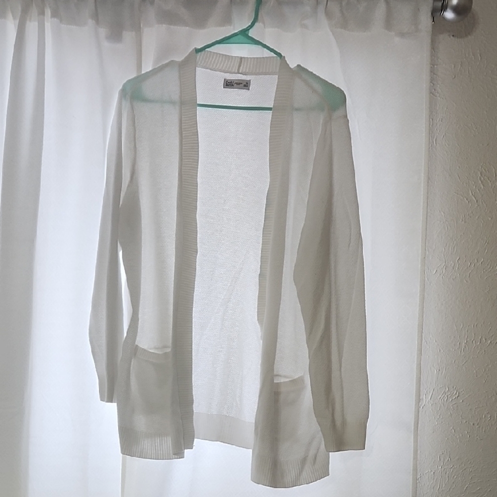 Croft & Barrow Women's Cardigan - Soft White